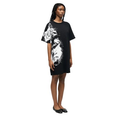 THE PRINTED COTTON JERSEY DRESS